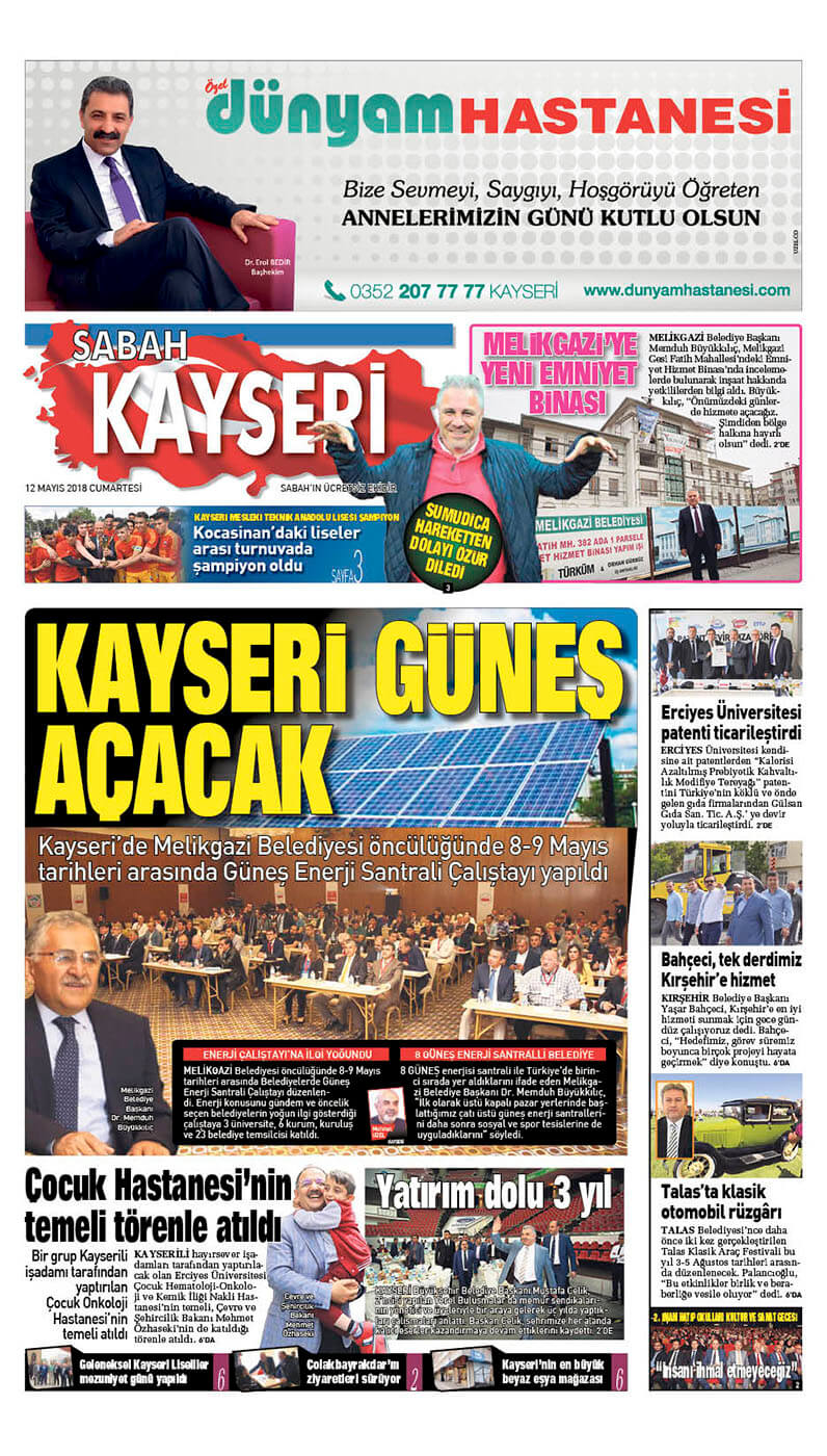 Sabah Kayseri - Uzel Ajans A.Ş.